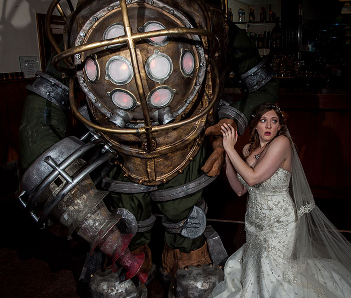 Una boda con temática de BioShock 