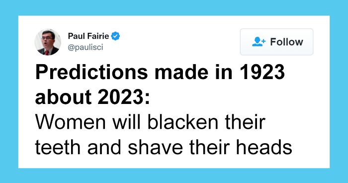 17 Predictions For 2023 People Had 100 Years Ago
