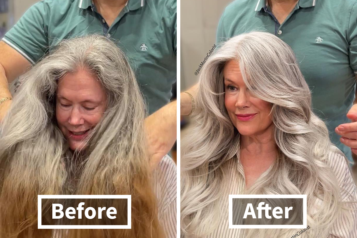 Celebrity Colorist Helps Women To Stop Covering Their Grey Roots And  Embrace Their Natural Hair (35 New Pics) | Bored Panda