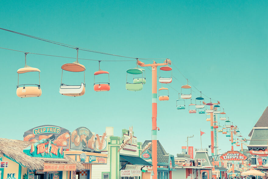 The Oldest Amusement Park In Dreamy Colors