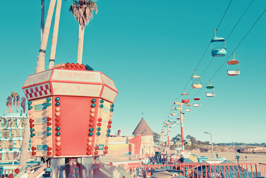 The Oldest Amusement Park In Dreamy Colors