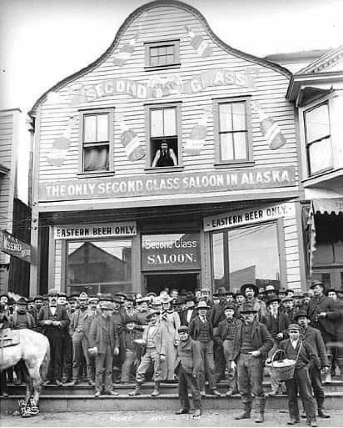 The Second Class Saloon, Nome, Alaska, When Owned By Wyatt Earp And His Wife Between 1887 And 1901