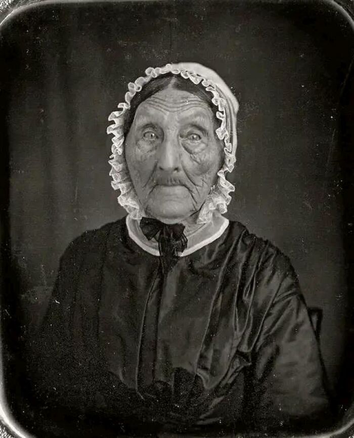 These daguerreotype portraits show the oldest generation of people taken between 1840 and 1850