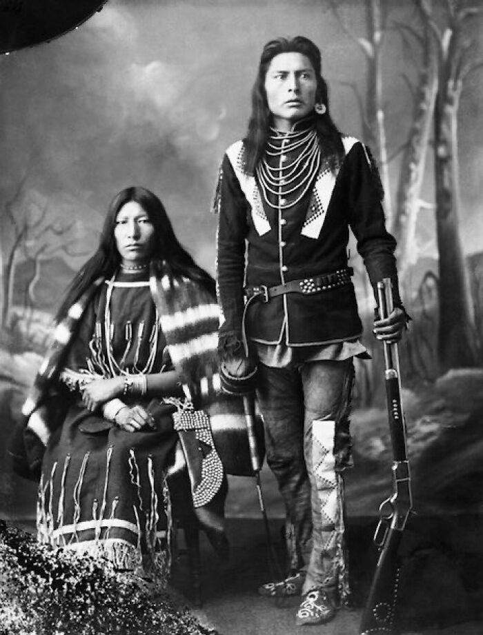 First Nations Husband And Wife, (A. Ross, 1886)