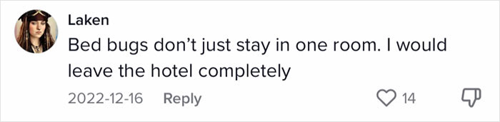 Woman Documents Hotel’s Brilliant Response After Finding A Single Bedbug In A Room Woman Documents Hotel’s Brilliant Response After Finding A Single Bedbug In A Room