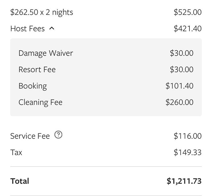 My Airbnb Estimate. No Wonder Bookings Are Down