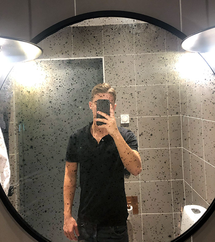 This Mirror Is In My Hotel Bathroom. Other Than That, Very Nice Hotel
