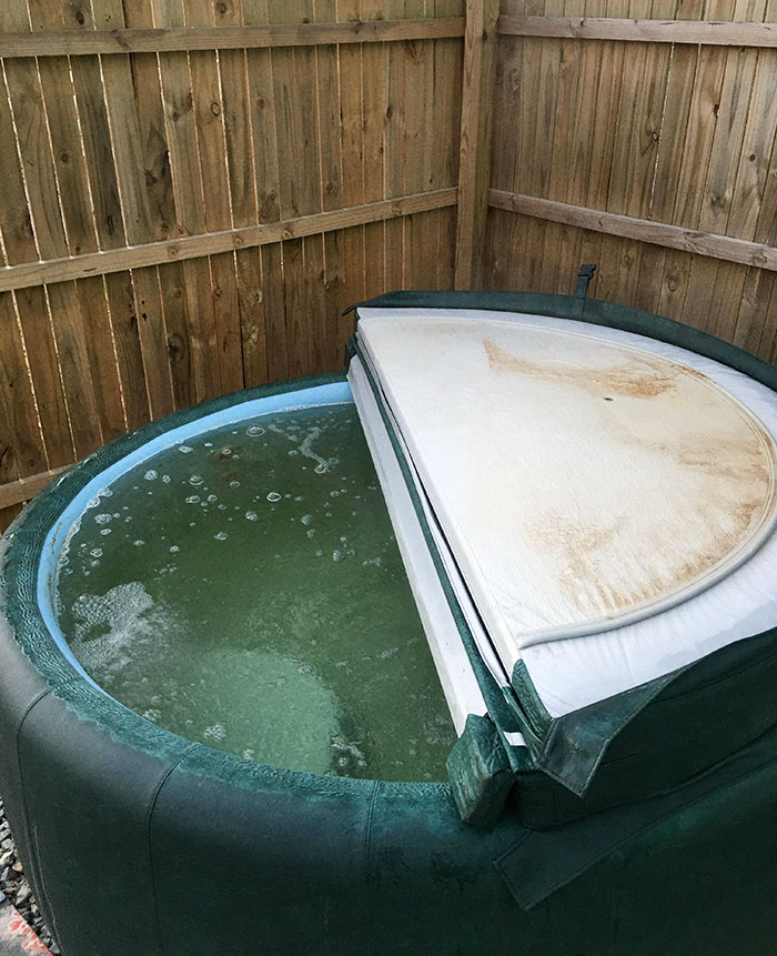 The Main Reason I Rented This Airbnb Was Because Of The Hot Tub. However, It Was Dirty, And The Smell Was Terrible