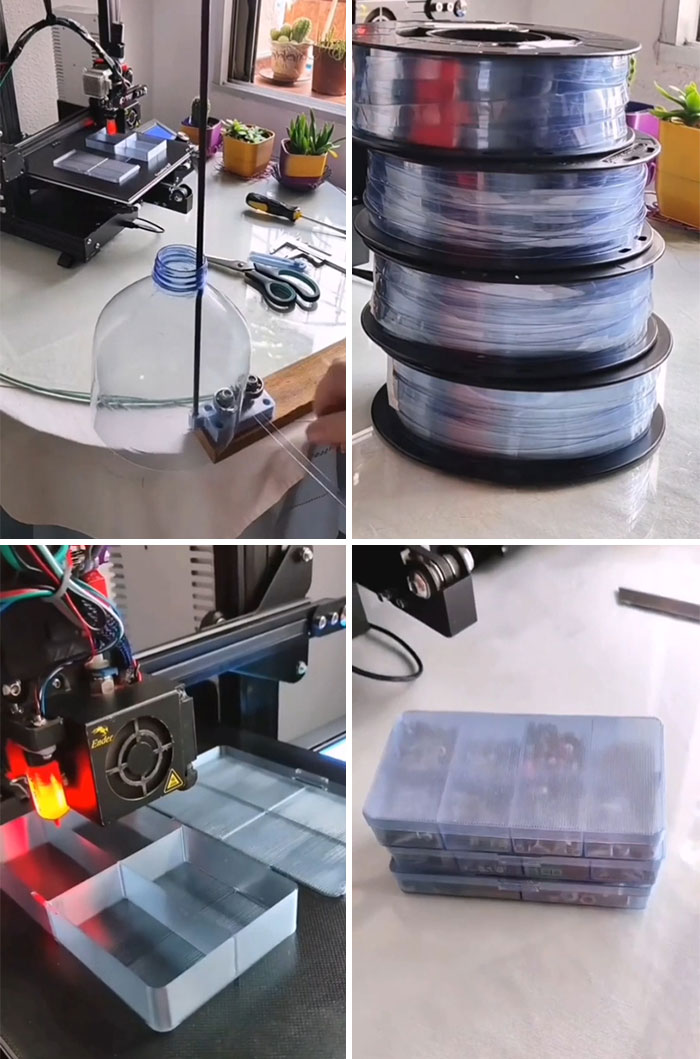 Botella de PET para imprimir en 3D