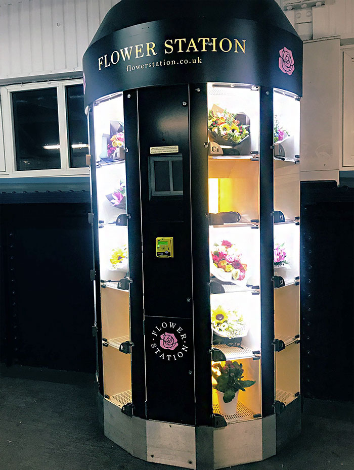 Would You Use A Flower Vending Machine? There's One At Clapham Junction