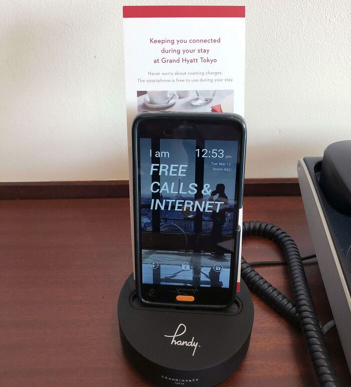 Hotel In Tokyo Has A Free Smartphone To Use While Being There