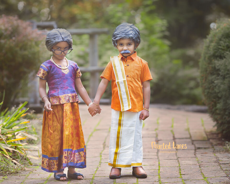 I Took Pictures Of Kids Dressed Up As Adults For A Photography Series "Growing Up Together"