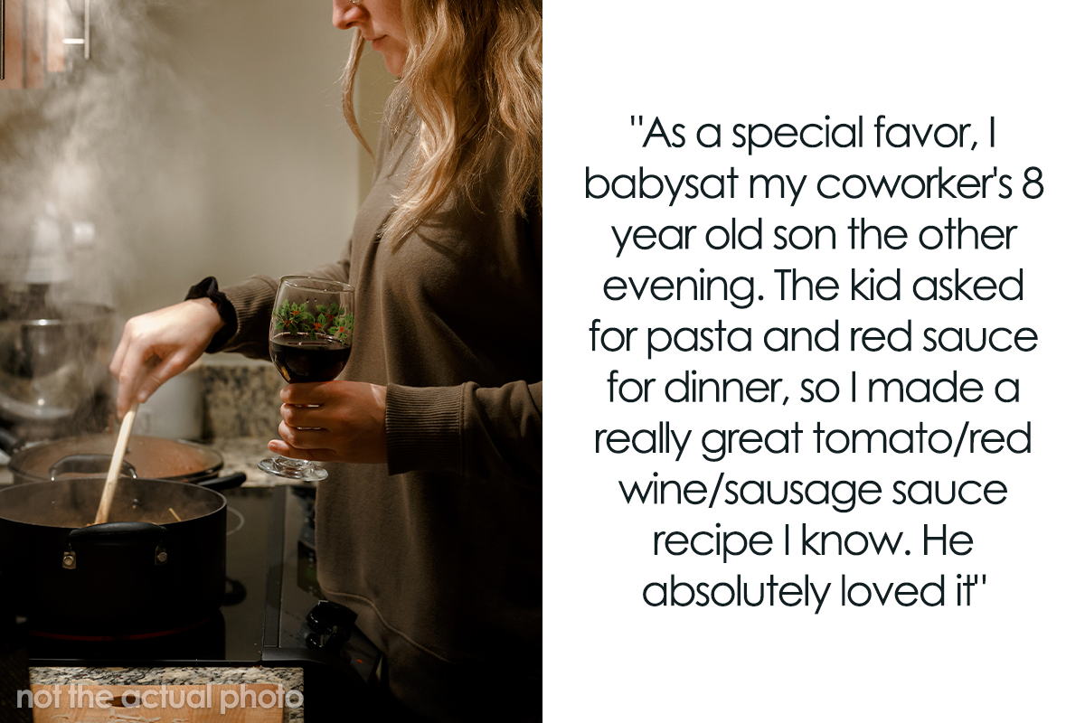 Mom Livid At Finding Out Colleague’s Pasta Sauce Recipe Contained Wine