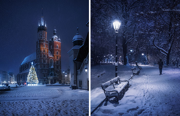 I Photographed Snowy Krakow In Awe, As It Reminded Me Of A Fairytale (14 Pics)