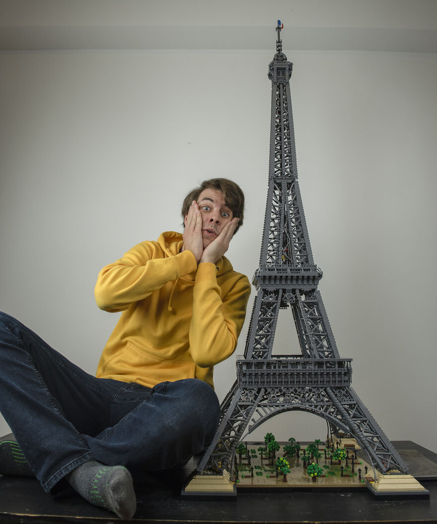 I Photographed The Eiffel Tower In Budapest. The Only Difference Is, My Tower Is Made From LEGO
