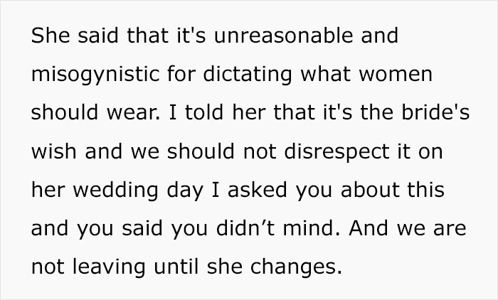Guy Leaves For Boss's Wedding Alone After Seeing How Girlfriend Looks, Her Friends Call Him Cruel And Sexist, But The Internet Backs Him Up Guy Leaves For Boss's Wedding Alone After Seeing How Girlfriend Looks, Her Friends Call Him Cruel And Sexist, But The Internet Backs Him Up