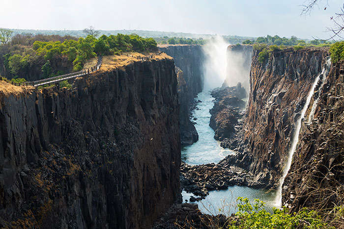 View of Victoria Falls 