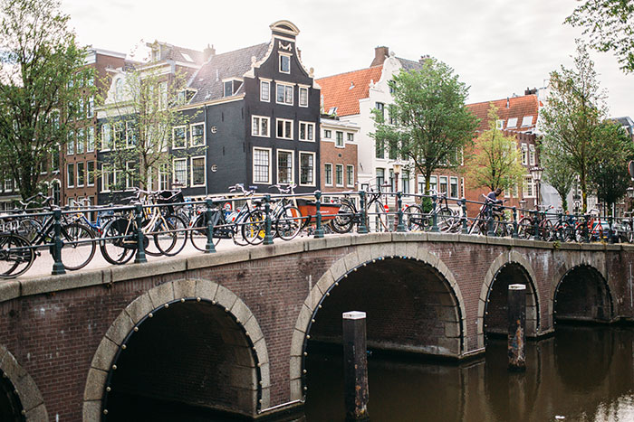Bike Through Amsterdam, Netherlands
