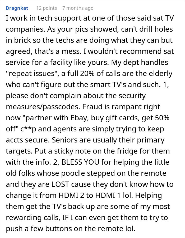 Maintenance Guy Can't Stand 200+ Elderly Residents Being Exploited By A Shameless TV Company, Makes Them Regret It