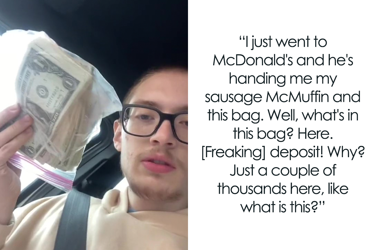 “Nah, I’m McKeeping It”: Guy Finds Thousands Of Dollars In Cash In His McDonald’s Order, Goes Viral For Returning It