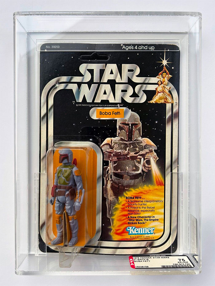 Boba Fett action figure in the box