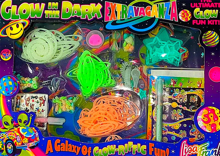 Lisa Frank Zoomer & Zorbit Aliens Glow In The Dark Extravaganza