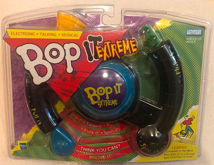 Bop It Extreme in the box