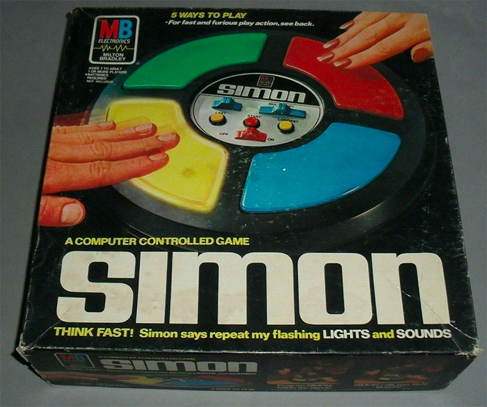 Simon Memory game in the box