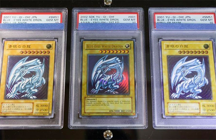 Yu-Gi-Oh! cards Blue Eyes White Dragon