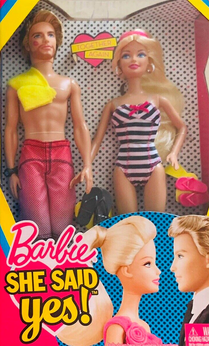 Barbie And Ken doll in the box