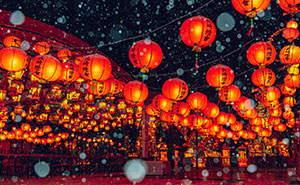 I Succeeded In Capturing A Ruthlessly Rare Sight: Nagasaki Lantern Festival In Snow (15 Pics)