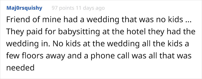 Woman Is Told She Can't Bring Her Newborn To Sister's Childfree Wedding, Decides Not To Go And Drama Ensues