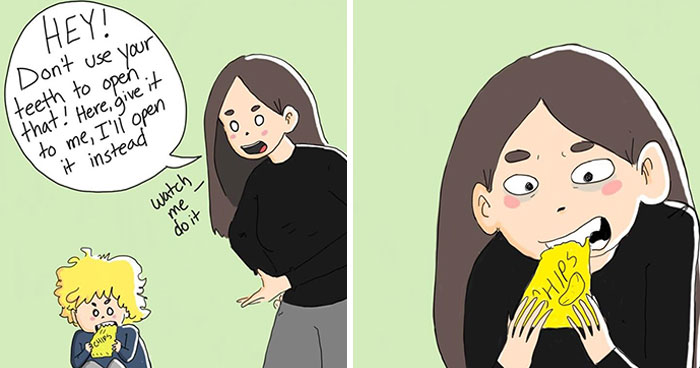 Here Are My 30 Comics On Daily Struggles As A Parent (New Pics)