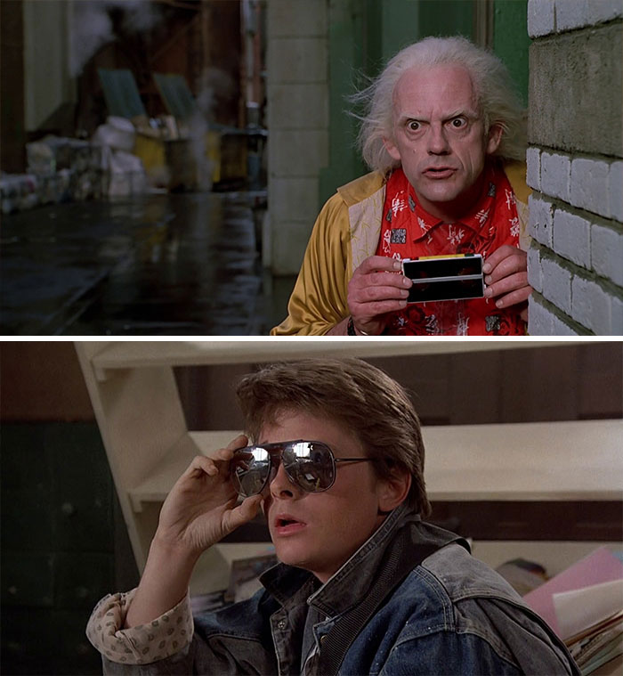 Back To The Future - Christopher Lloyd And Marty Mcffy