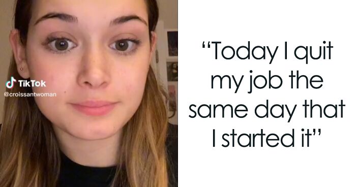 Woman Gets Applauded Online After Going Viral With 1.8M Views For Quitting Her Minimum Wage Job On The First Day