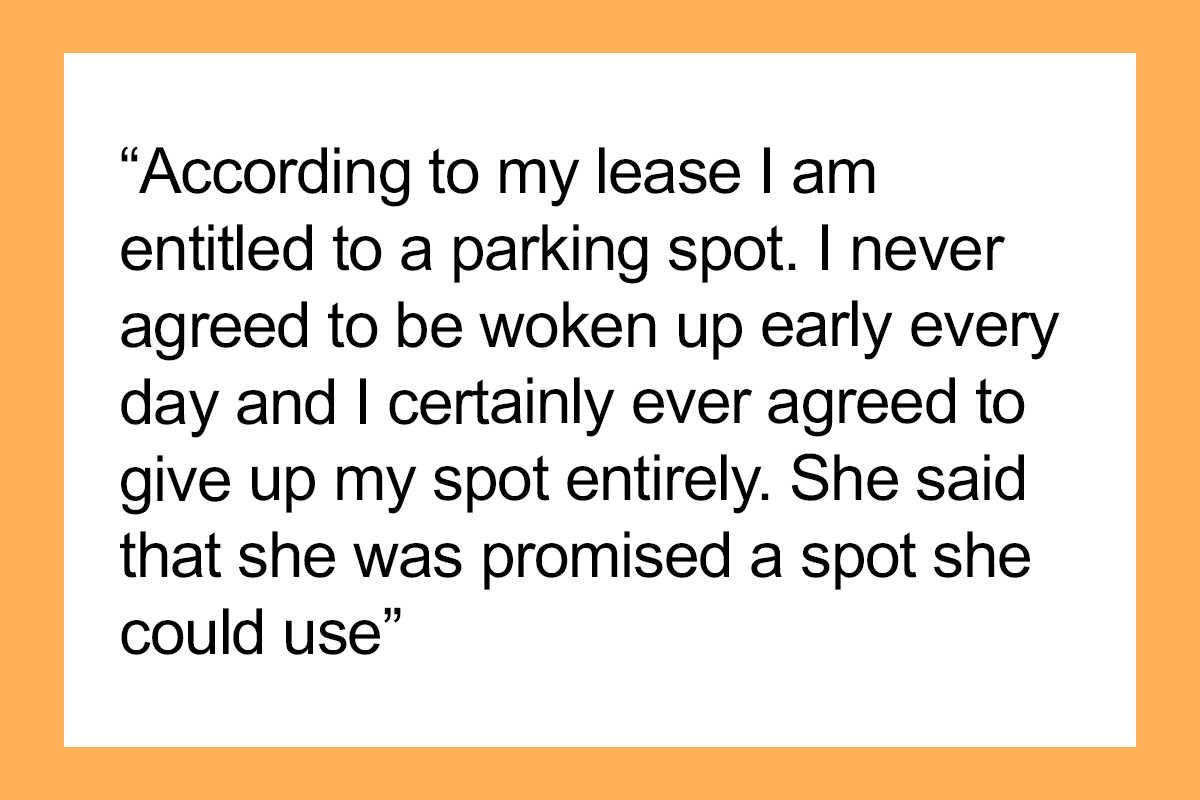 Am I The Jerk] For Refusing To Give My Parking Spot To A Disabled Woman
