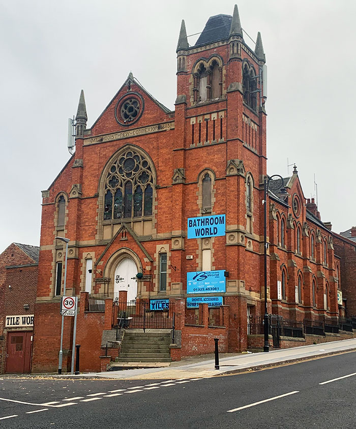 This 19th Century Methodist Church In Darlington, UK, Was Converted Into "Bathroom World"