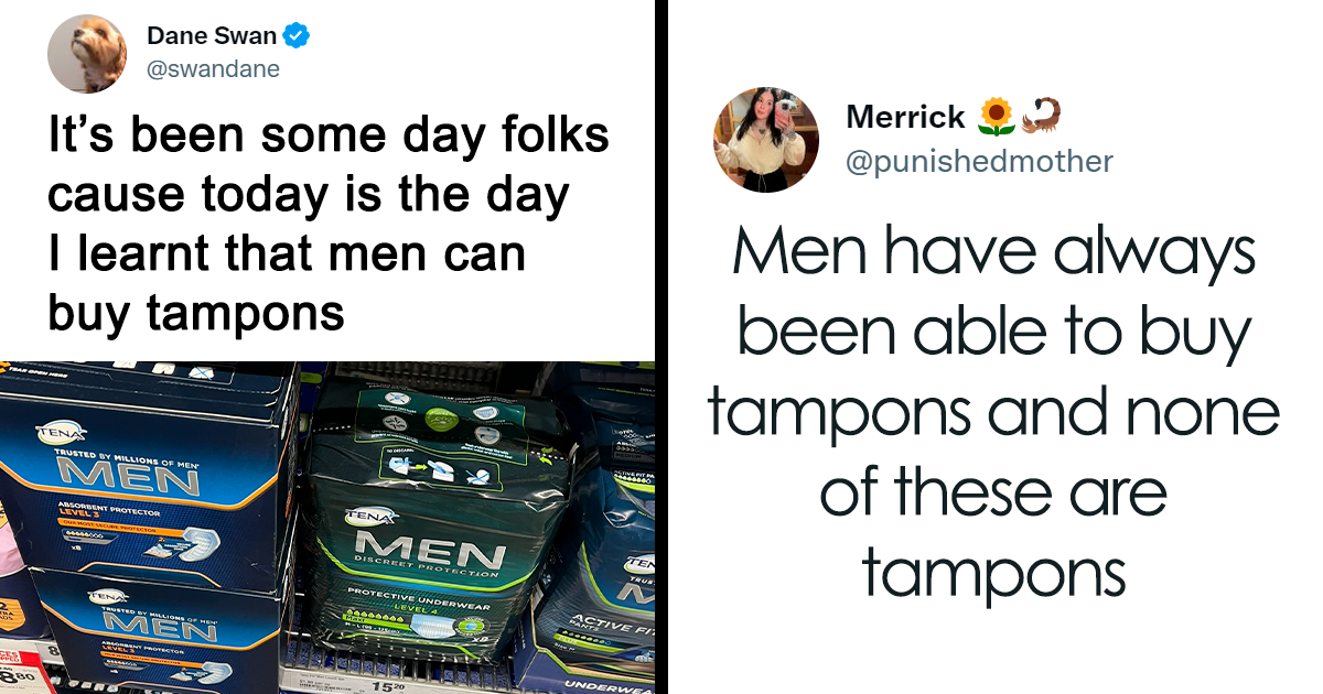 Retired Football Player Is Shocked To See ‘Tampons For Men’ At The