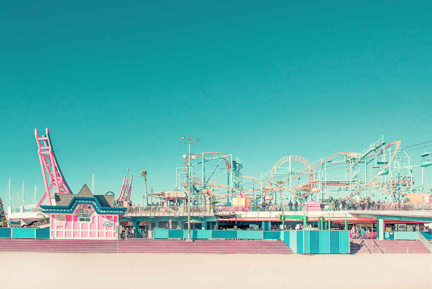 The Oldest Amusement Park In Dreamy Colors