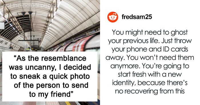 Guy Sends Friend A Pic Of Their Heavier Doppelganger On The Tube, Only To Find Out It’s Actually Them