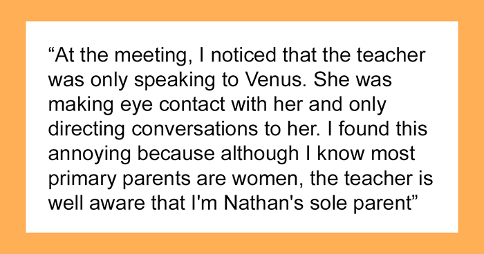 Netizens Side With This Dad For Reminding His Son’s Teacher He’s The Parent And Not His Girlfriend During Parent Meeting At School