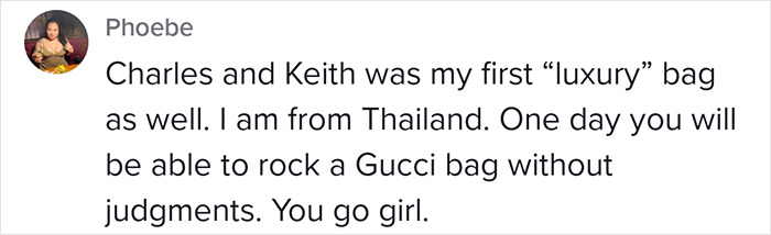 17 Y.O. Who Gets Mocked For Calling Her $80 Bag “Luxury” Is Invited To The Headquarters Of The Brand After Clapping Back At Haters 17 Y.O. Who Gets Mocked For Calling Her $80 Bag “Luxury” Is Invited To The Headquarters Of The Brand After Clapping Back At Haters