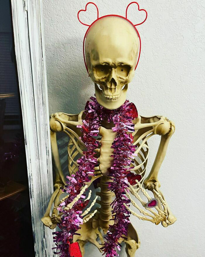 Mrs. Bones Is Ready For Valentine's Day