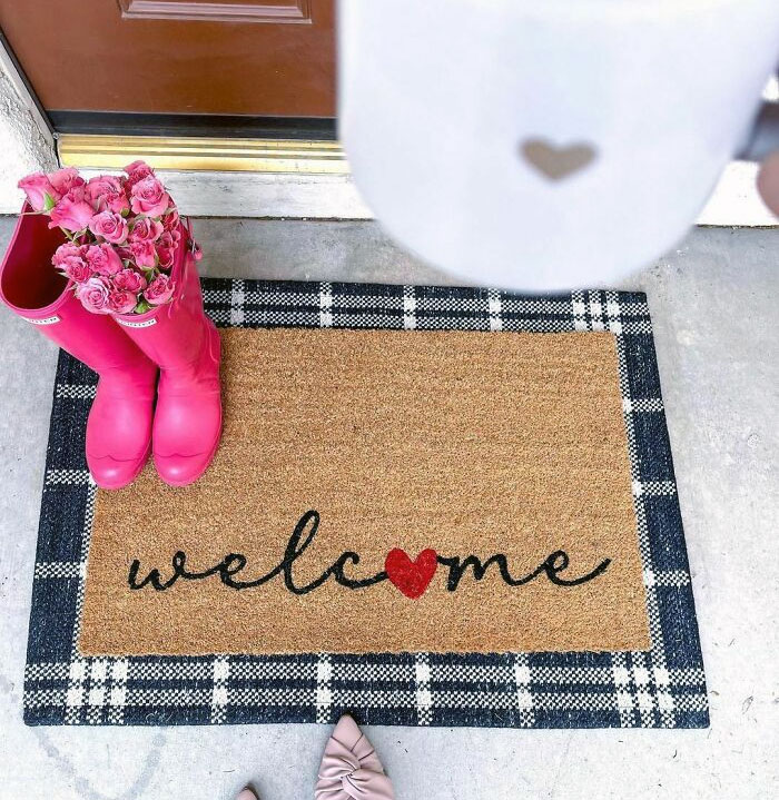 A Great Doormat For Valentine's Day 