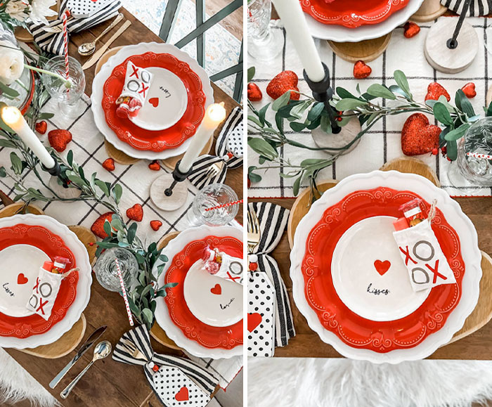 I Love Creating Seasonal Tablescapes For Every Occasion. Here's One For Valentine's Day