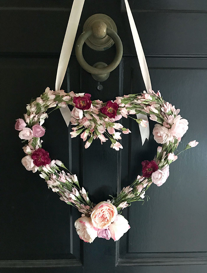 I Made This Valentine's Day Wreath For The First Time