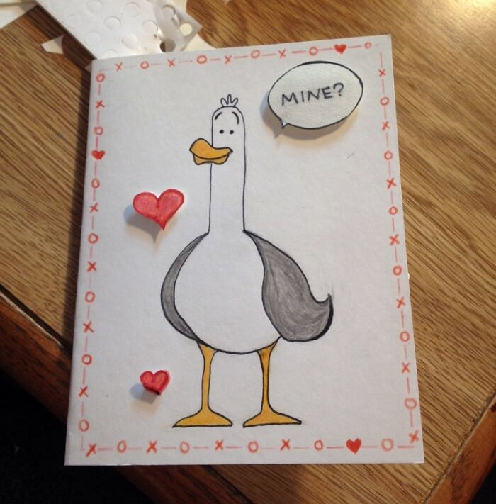 Made This Card For My Valentine This Year