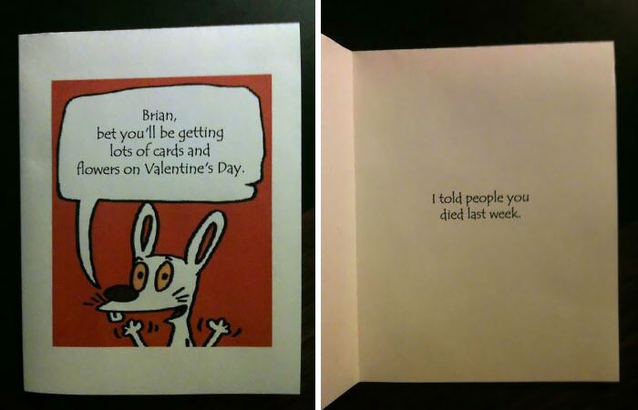 My Friend Was Just Cheated On. This Is The Valentine's Day Card She's Sending Her Ex