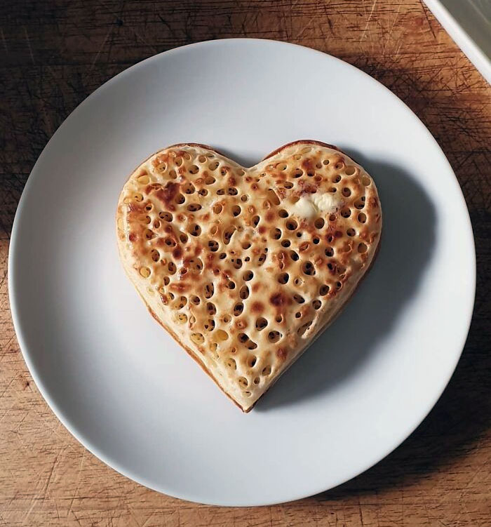 Heart-Shaped Crumpets Should Be For Life, Not Just Valentine's Day