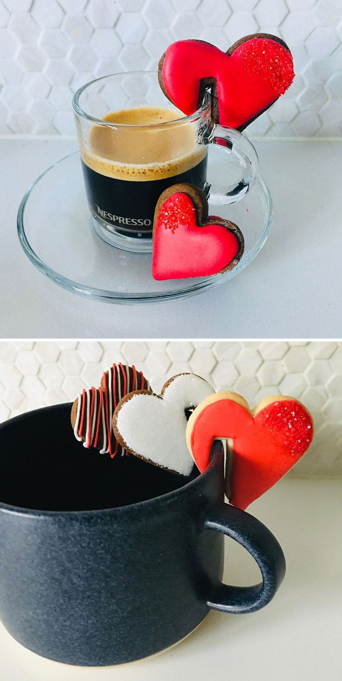 Our Heart "Mug Hugger" Biscuits. A Perfect Sweet Treat For Santes Dwynwen And St. Valentine's Day